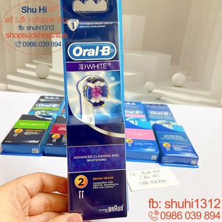 Đầu bàn chải điện thay thế Oral-b 3D White - hàng chính hãng made in Germany