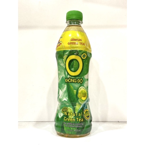 Trà xanh không độ 455ml