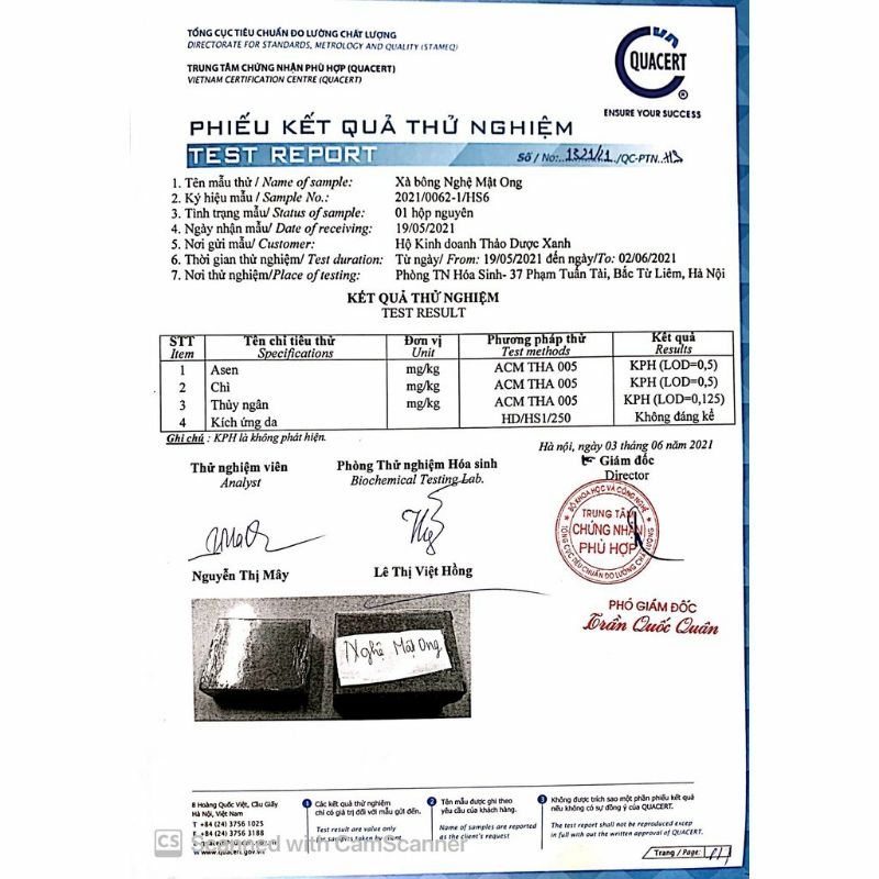 Xà bông mật ong nghệ 100gr - sáng da, mờ thâm