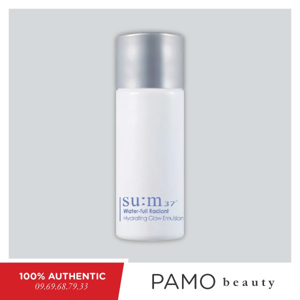 Sữa dưỡng trắng cấp ẩm tăng độ đàn hồi Su:m37 Water-full Radiant Hydrating Glow Emulsion 5ml