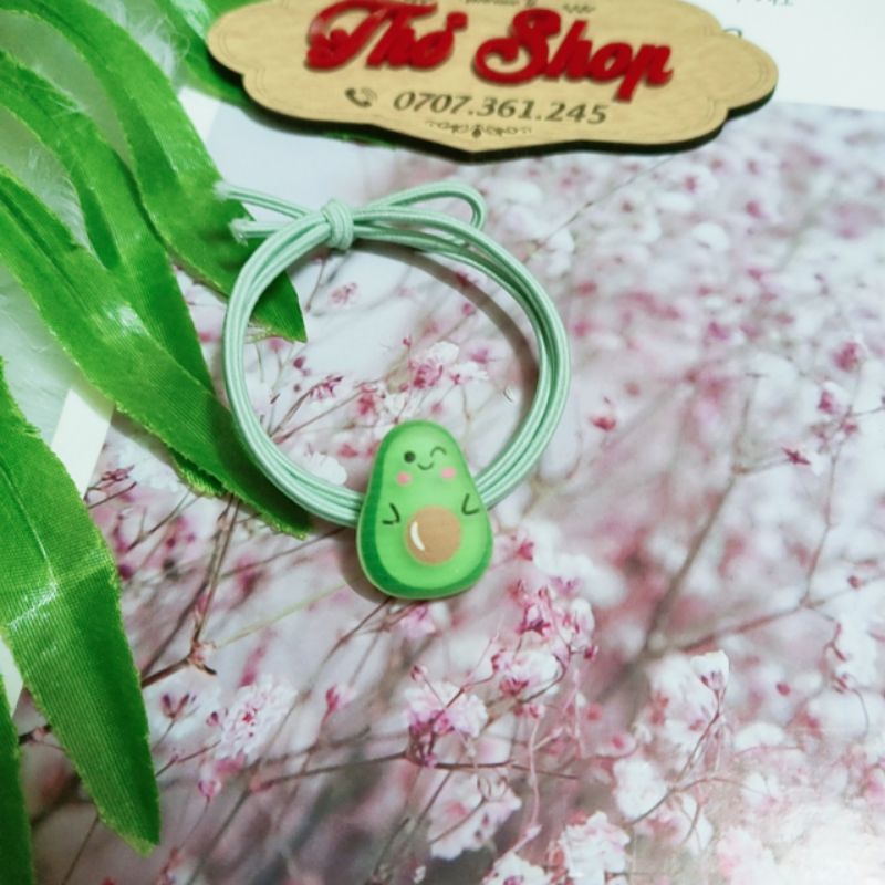 Dây cột tóc bơ xinh