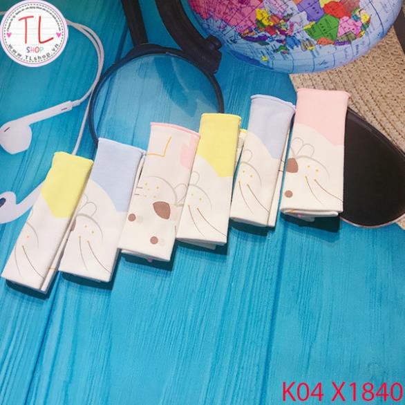 Khăn sữa cho bé - Set khăn sữa thỏ xinh xắn - Đồ dùng cho bé