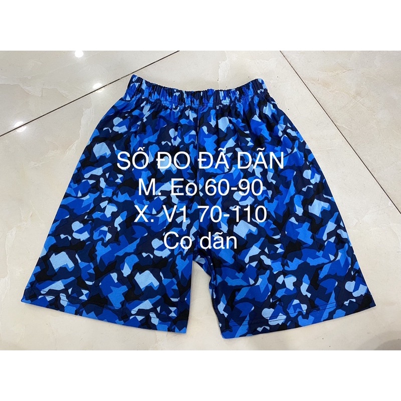 Quần đùi thun unisex vnxk hoạ tiết nam nữ short