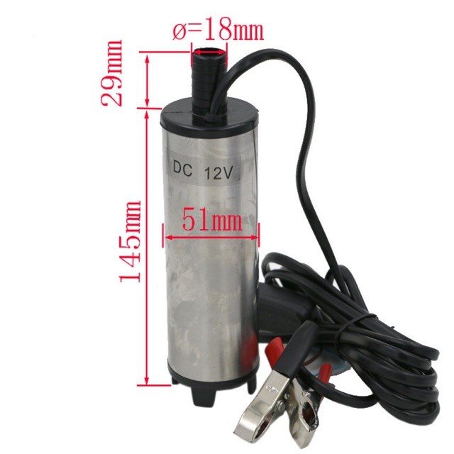 Bơm chìm mini 12v, 24v