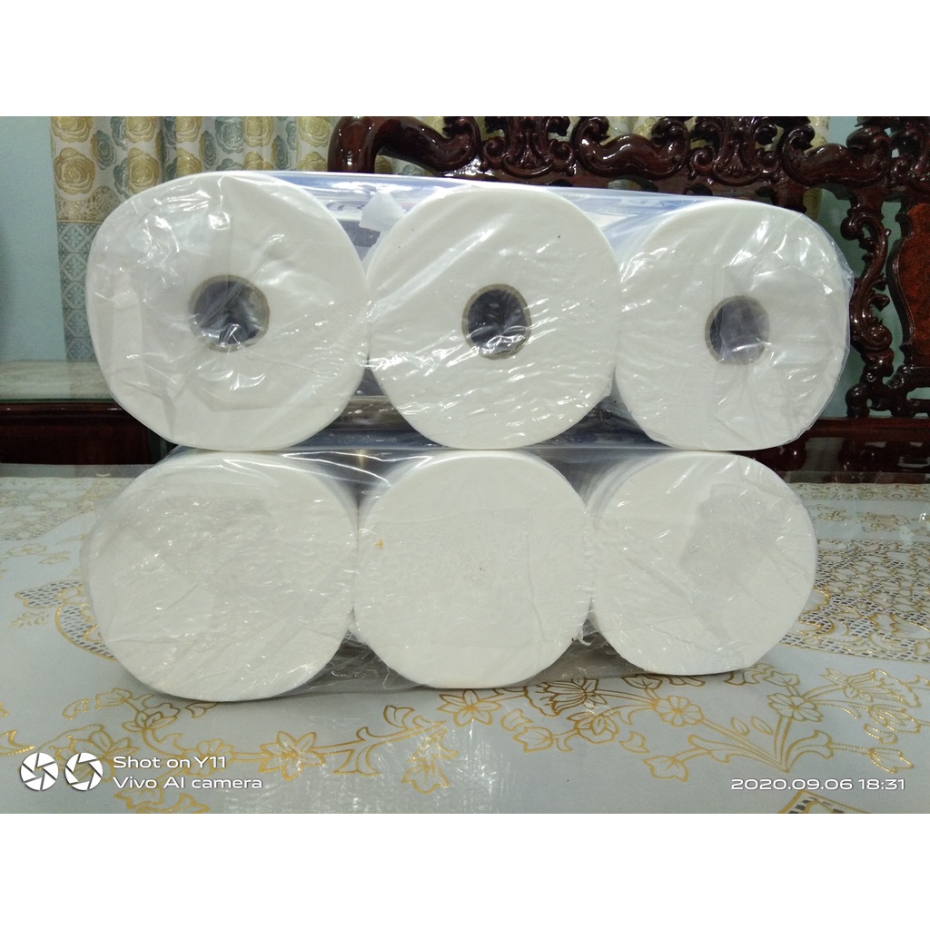 LỐC 6 CUỘN GIẤY VỆ SINH LONG NHẬT