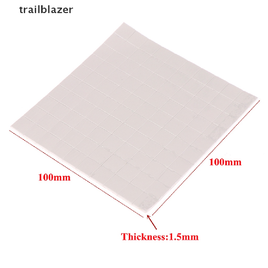 Set 100 Miếng Đệm Tản Nhiệt CPU GPU 10mm * 10mm * 1.5mm