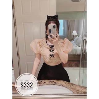 Bigsize Set áo tiểu thư S332