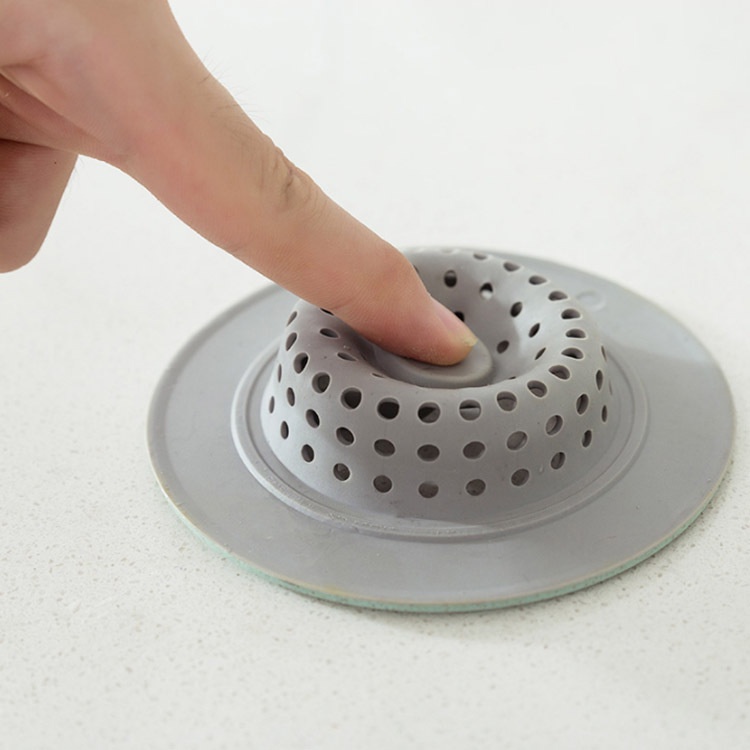 Giỏ Chặn Lọc Rác Bồn Rửa Bát LOẠI TRÒN CÓ THANH CẦM  - Dễ Dàng Đổ Rác Nhanh Chóng, Sạch Sẽ
