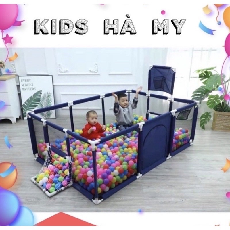 Tặng 50 bóng Quây bóng cho bé kèm khung bóng rổ hàng cao cấp