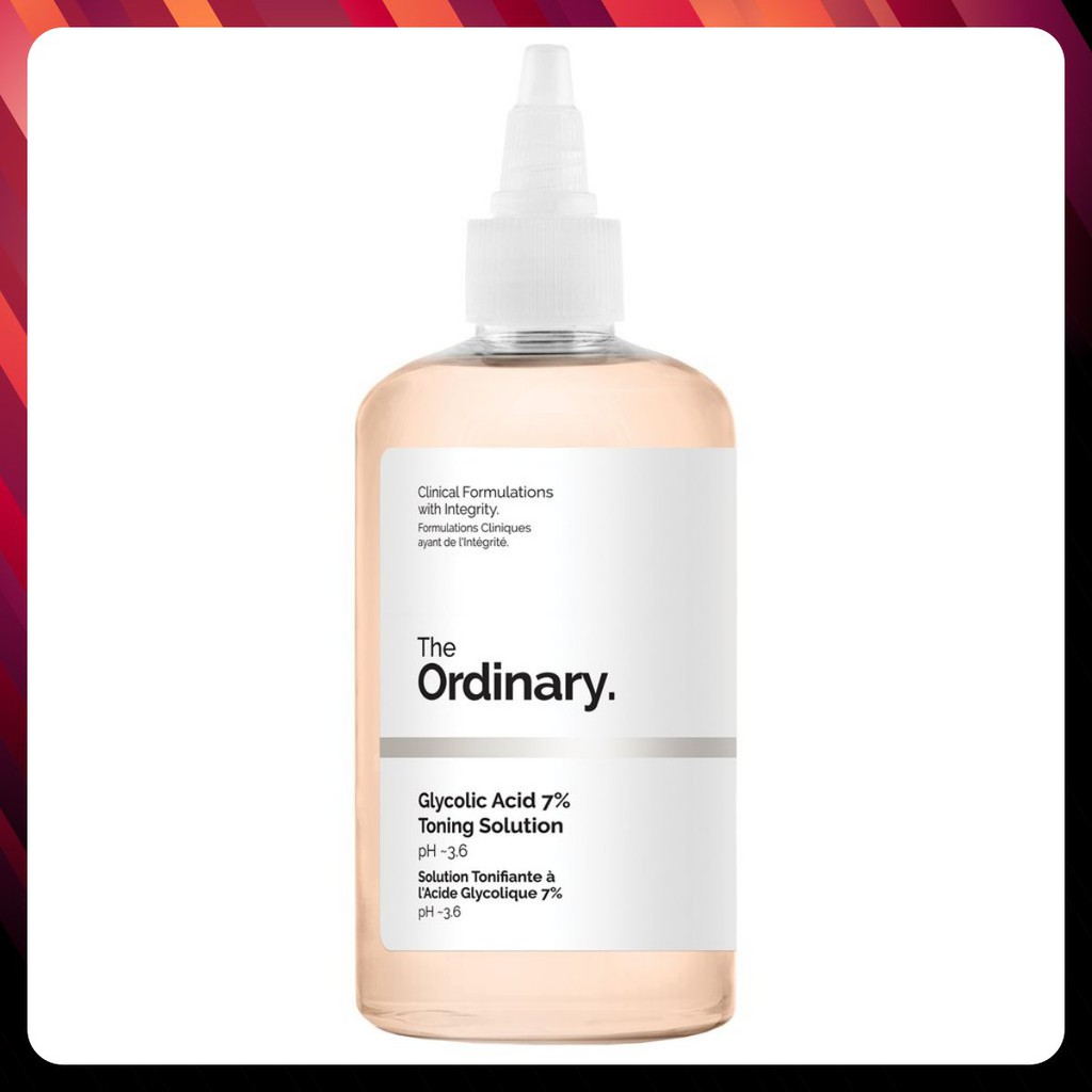 Toner The Ordinary Dưỡng Sáng Tẩy Da Chết 240ml Glycolic Acid 7% Toning Solution