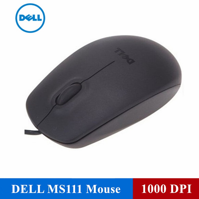 Chuột Quang Có Dây DELL MS111 1000 DPI, 3 NúT BấM