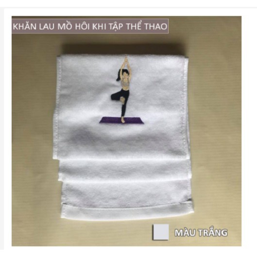 Khăn lau mồ hôi cao cấp thấm hút gấp 3 lần yoga, gym...