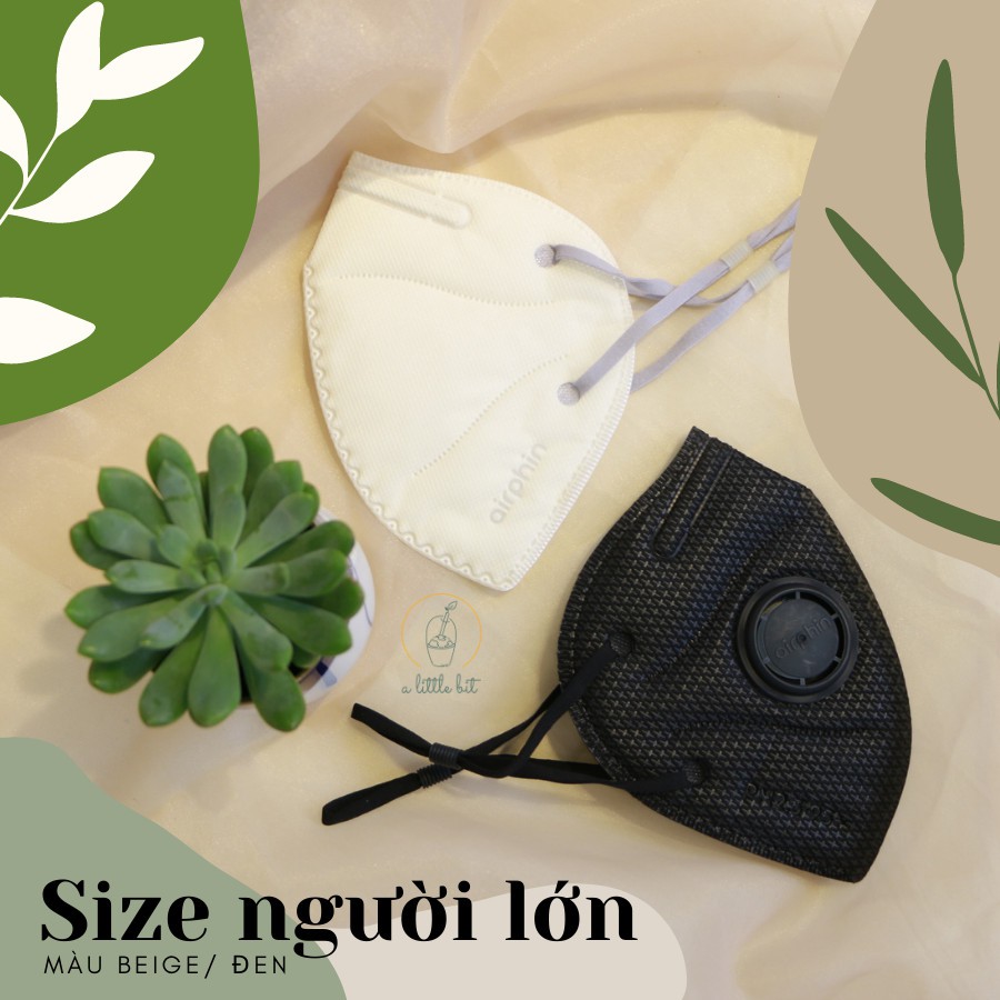 Khẩu trang Airphin lọc bụi mịn PM 2.5 dành cho người lớn và trẻ em mọi lứa tuổi | BigBuy360 - bigbuy360.vn