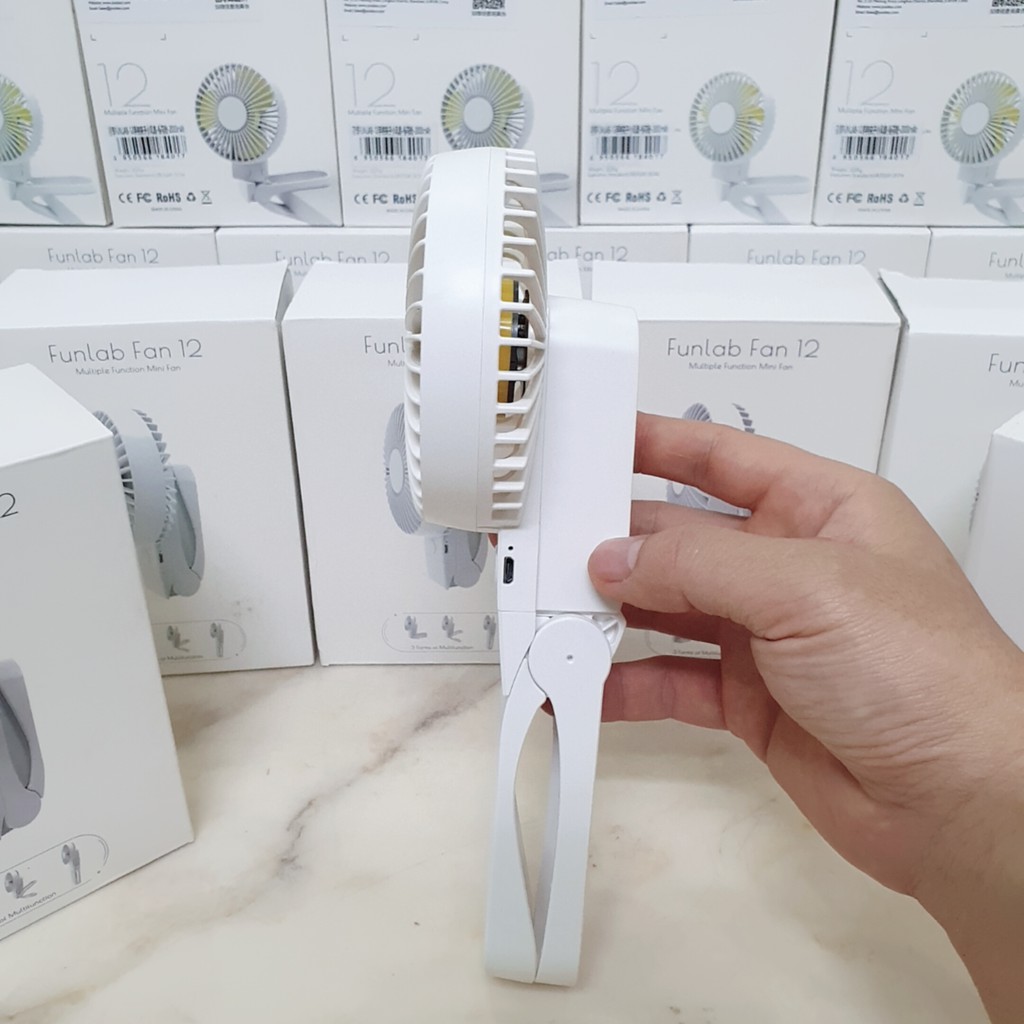 Quạt sạc mini Yoobao F12 2000mAh