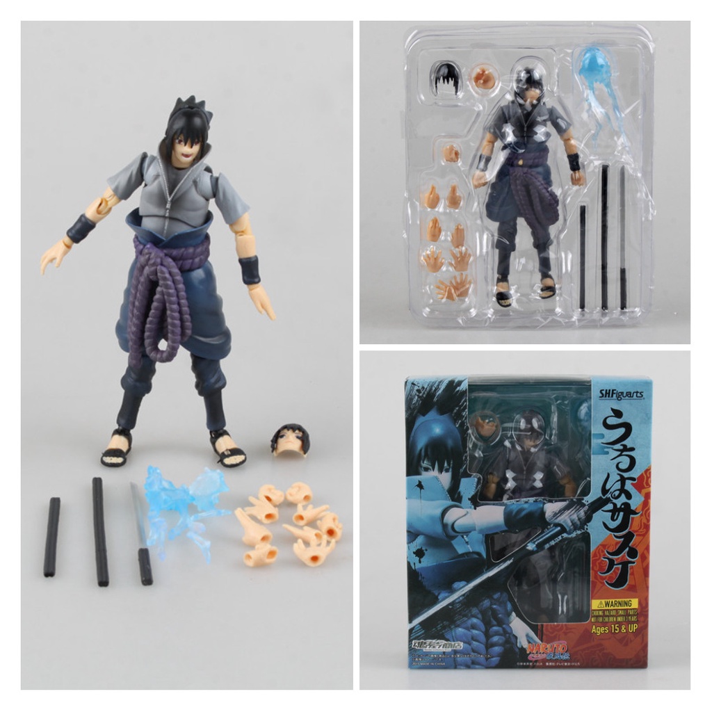 Mô Hình Nhân Vật Uchiha Sasuke Uzumaki Naruto Hatake Kakashi Uchiha Itachi Bằng PVC