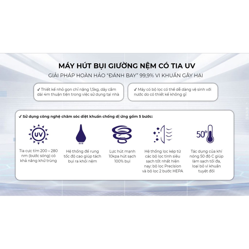 MÁY HÚT BỤI GIƯỜNG NỆM KEINA KN-1900 | BigBuy360 - bigbuy360.vn