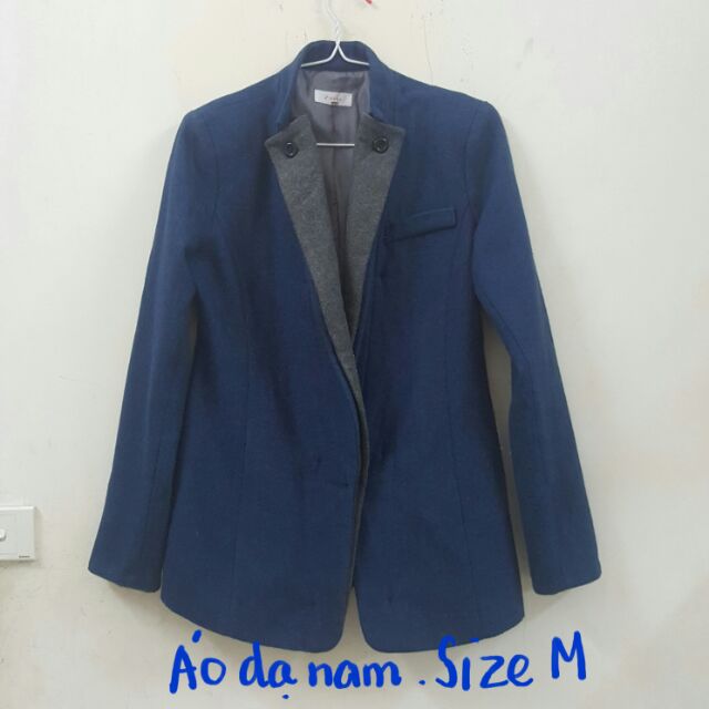 Áo khoác dạ nam size M