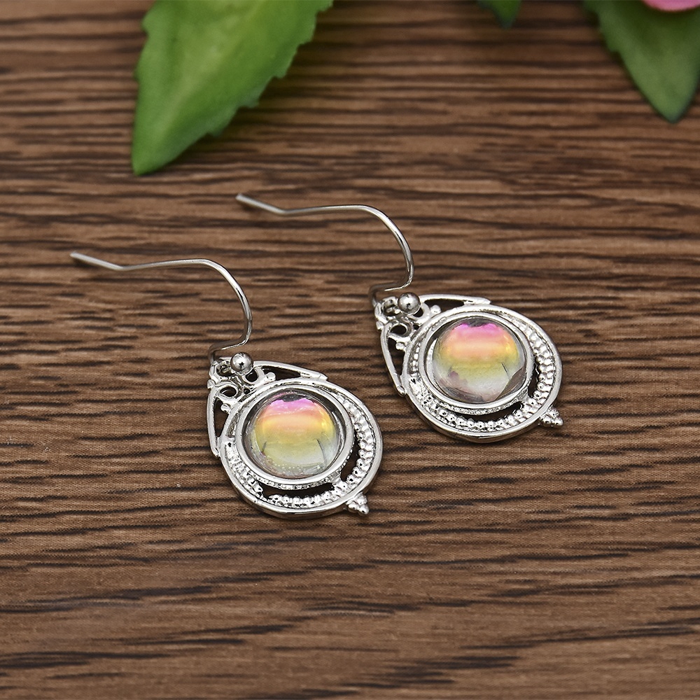Khuyên tai bạc phong cách retro boho cho nữ