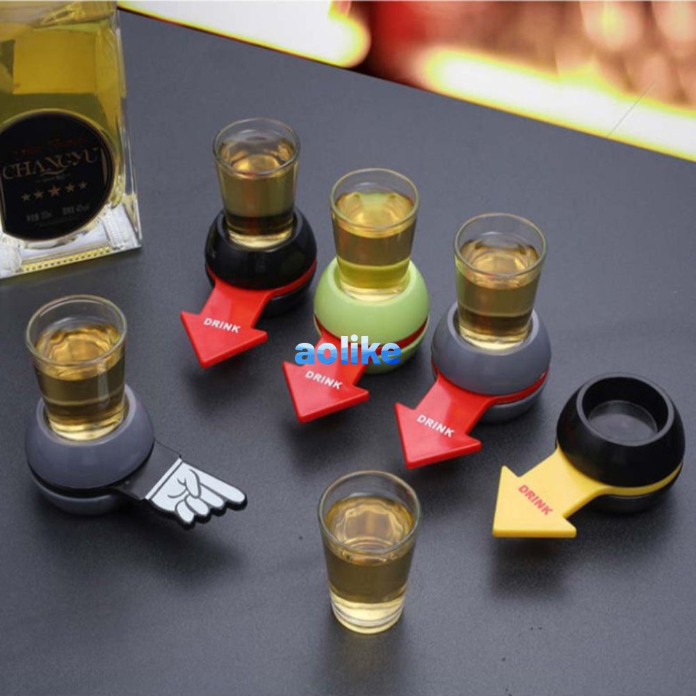 Xoay Được Mini Quay Cho Đảng Thanh Rượu Bảng Trò Chơi Con Quay Quay Trò Chơi Uống Uống Bàn Giải Trí Công Cụ Wine01