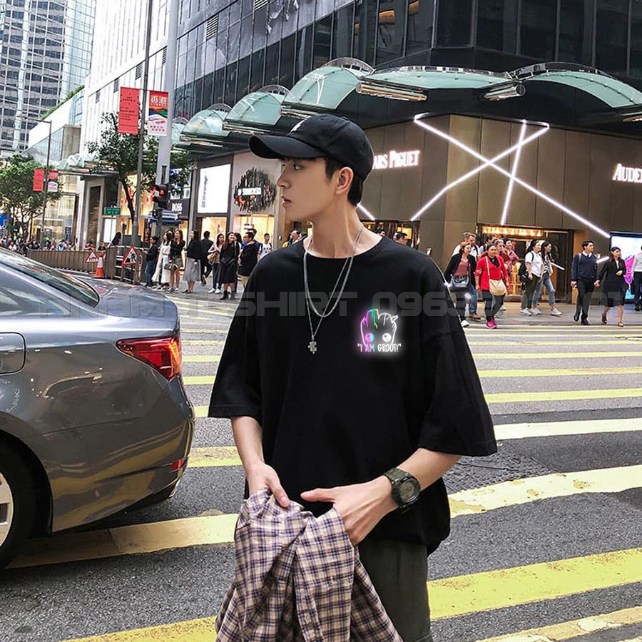 (CÓ VIDEO)ÁO THUN PHẢN QUANG 7 MÀU TAY LỠ NAM NỮ GROOT