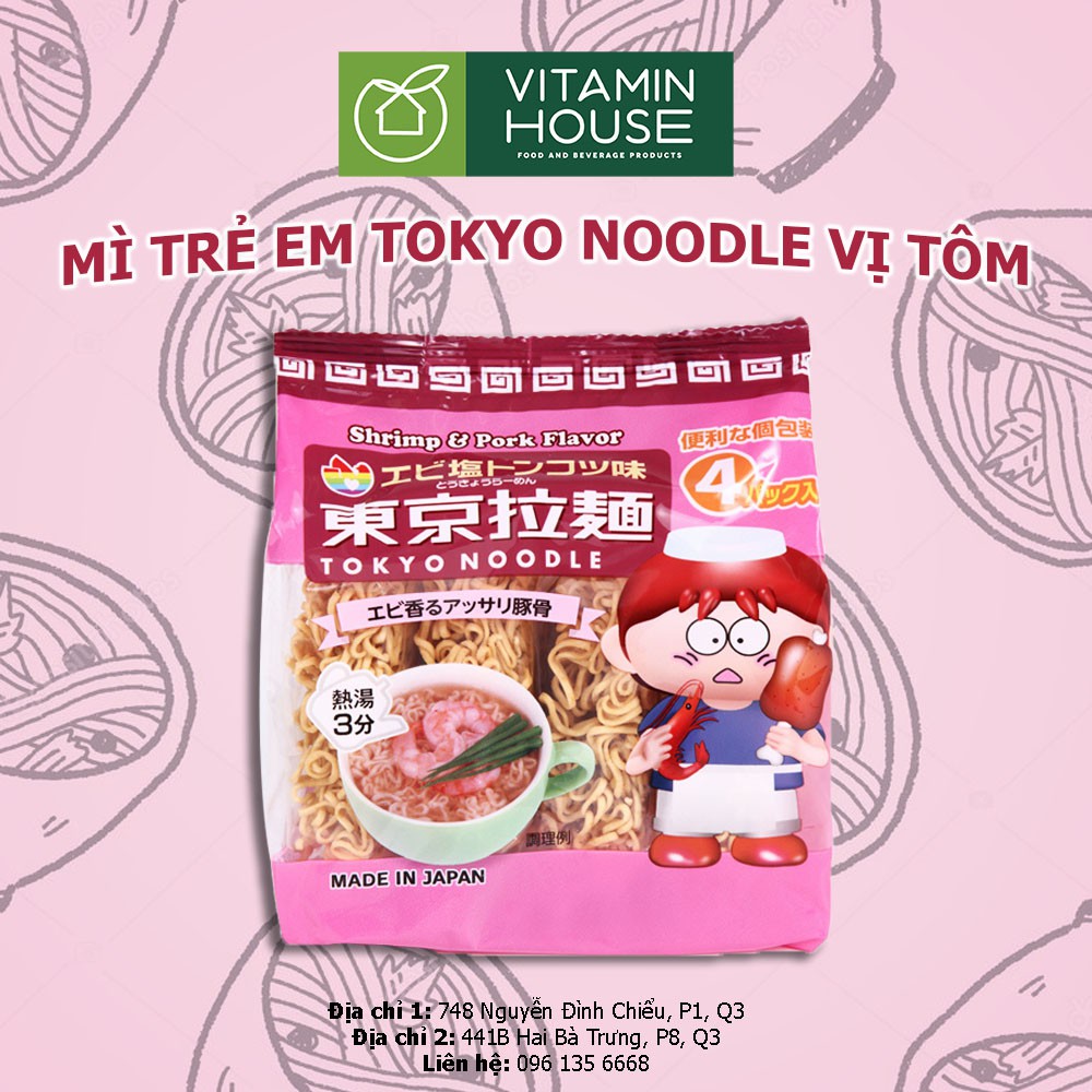 Mỳ Ăn Liền Tokyo Noodle vị Tôm - VITAMIN HOUSE