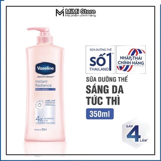 Sữa dưỡng thể trắng da 4x Vaseline Instant Fair Thái Lan 350ml 320ml