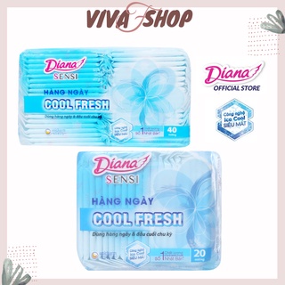 Bvs diana hàng ngày sensi cool fresh - băng vệ sinh hằng ngày diana 20/40 miếng