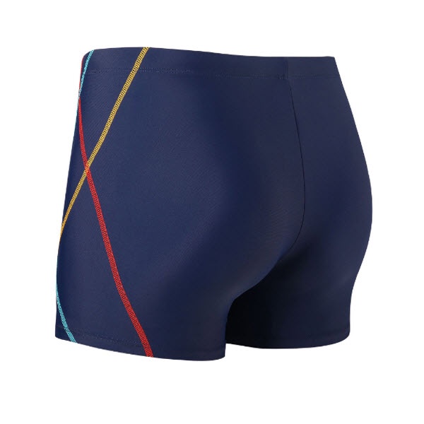 Quần Bơi Nam Tặng Kèm Nón Bơi Silicone Quần Bơi Thiết Kế Sọc Chất Liệu Polyester Spandex Cleacco QBS Boro Sport