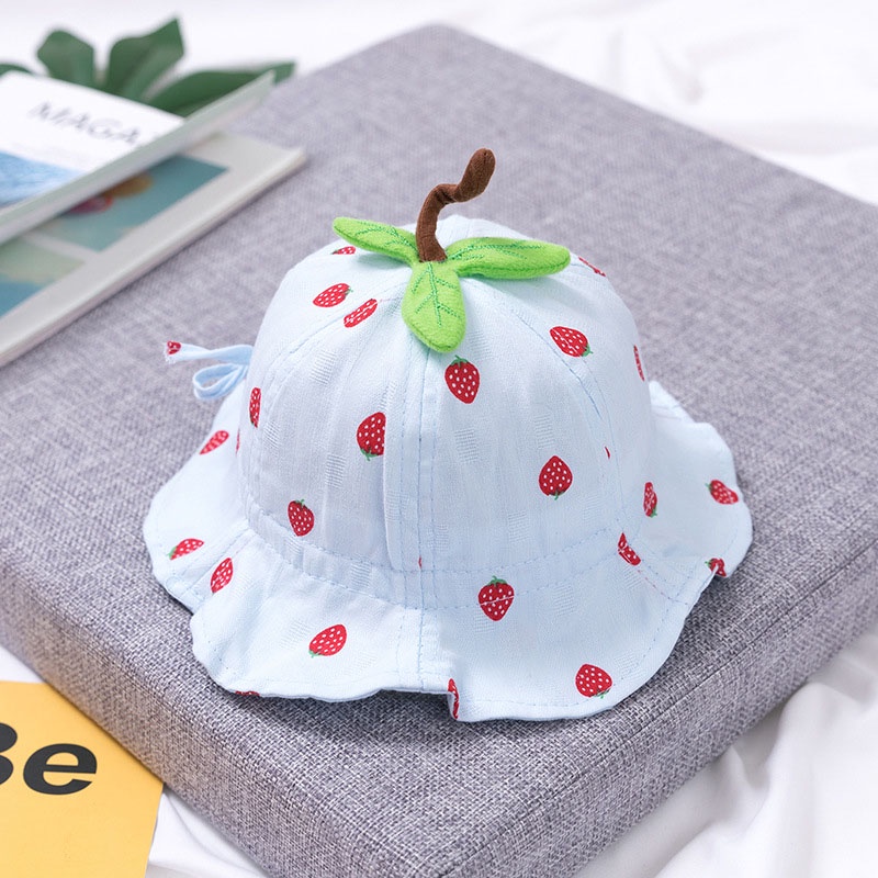 Mũ Cotton Mềm Chống Nắng Thời Trang Xuân Hè Cho Bé Gái