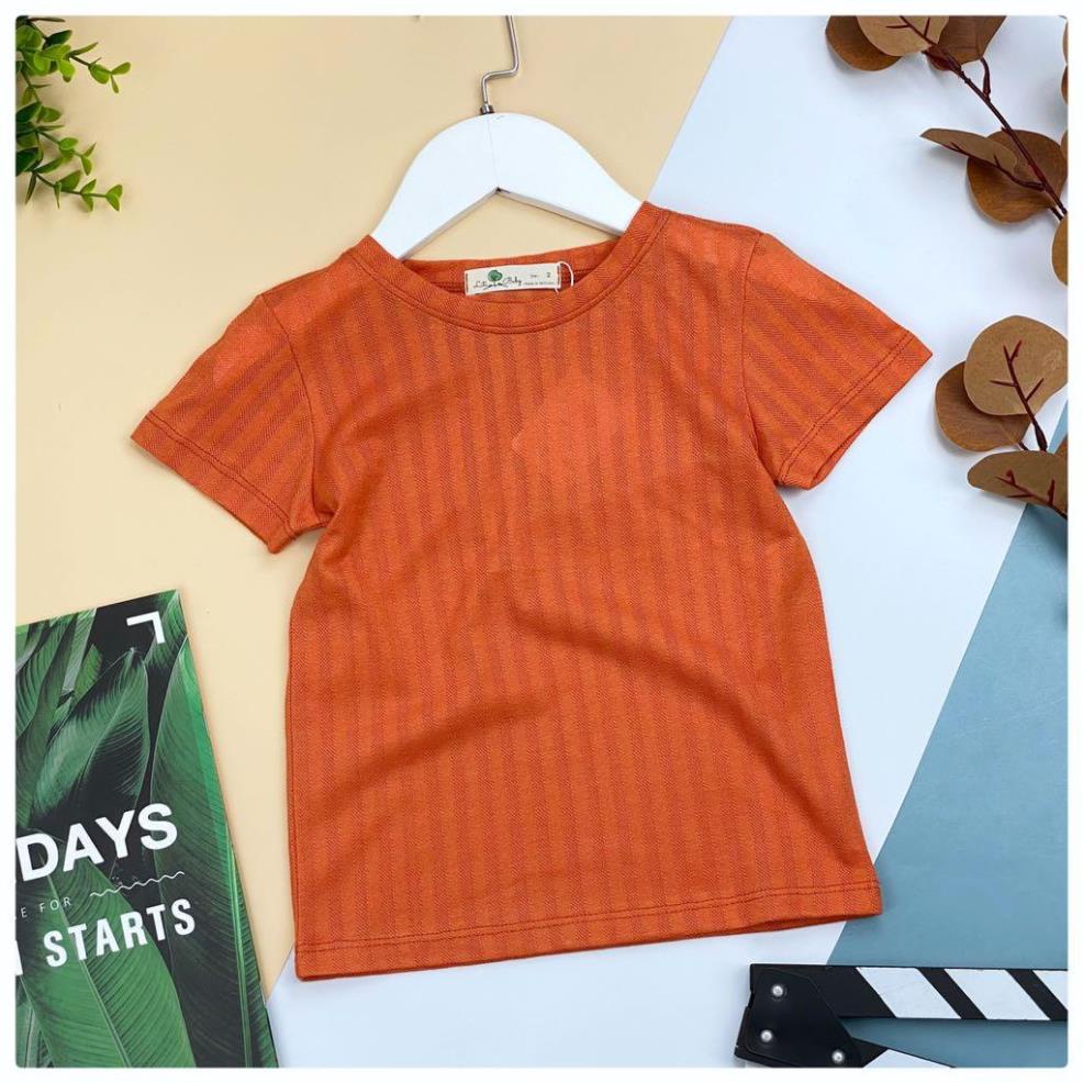 Áo LITIBABY bé trai vải lưới trơn AVL01