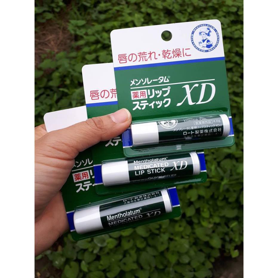 Son dưỡng mô i Mentholatum 10g - Rohto - Nhật Bản