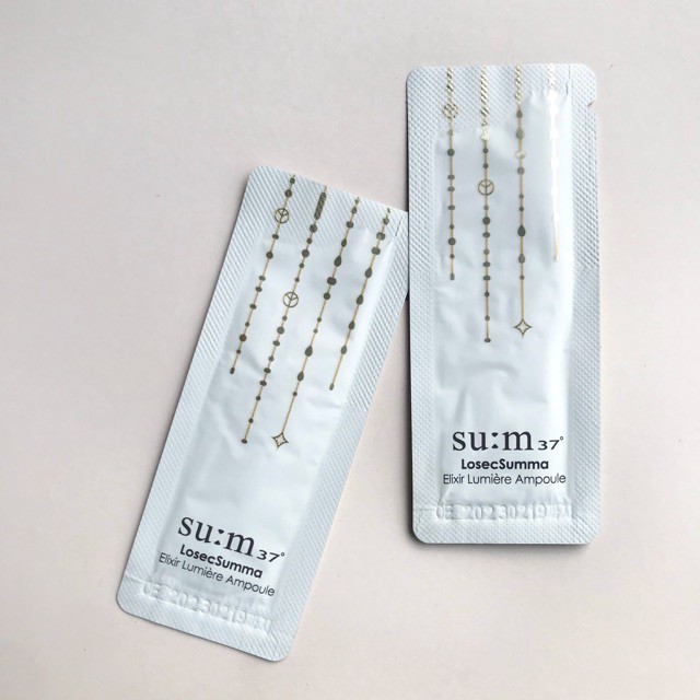 Combo 10 gói Tinh chất dưỡng trắng da chuyên sâu Su:m37 Losec Summa Elixir Lumiere Ampoule