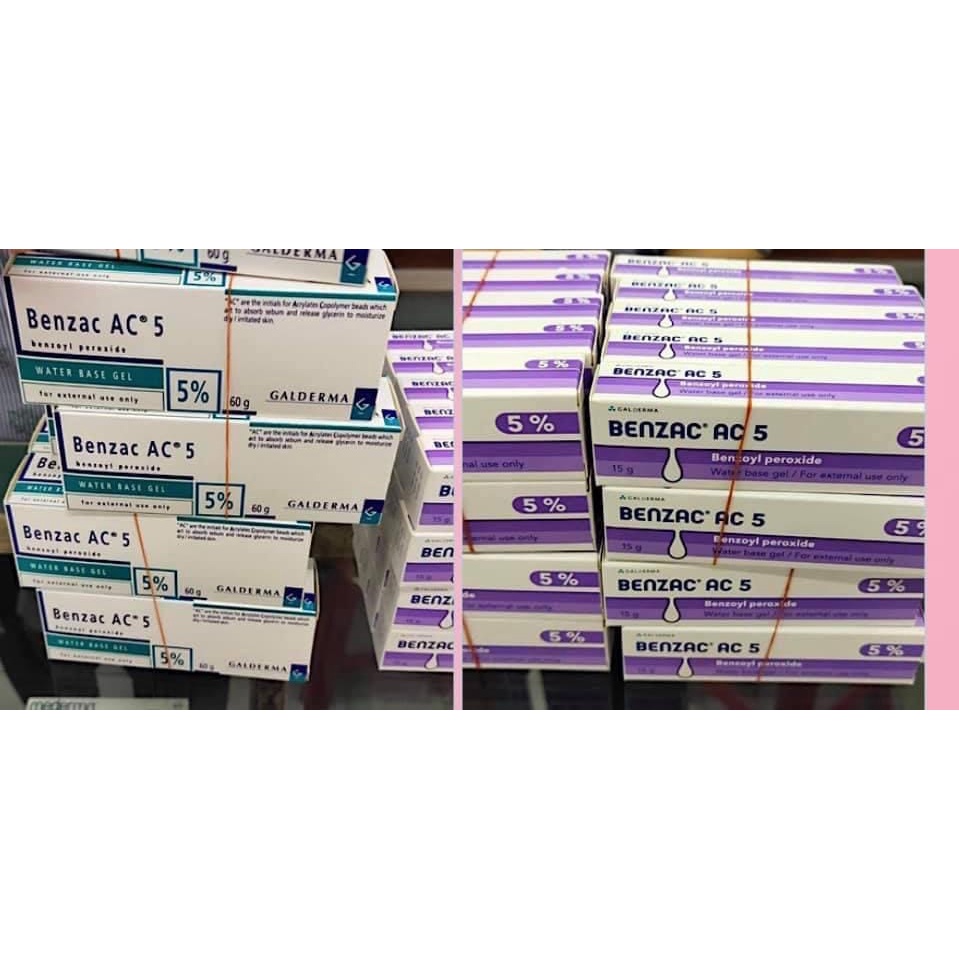 Kem Benzac AC 5% Thái Lan Loại 15g Mẫu Mới (Có Bill) | BigBuy360 - bigbuy360.vn