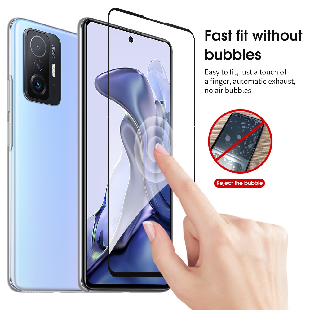 1 Kính Cường Lực 9H Siêu Mỏng Chống Trầy Cho Xiaomi 11T Pro