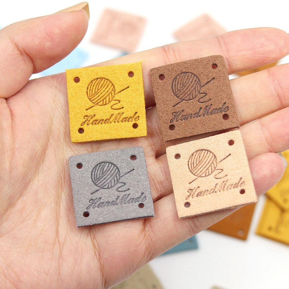 YIYU Set 20 Nhãn Dán Hình Nón Len Thủ Công