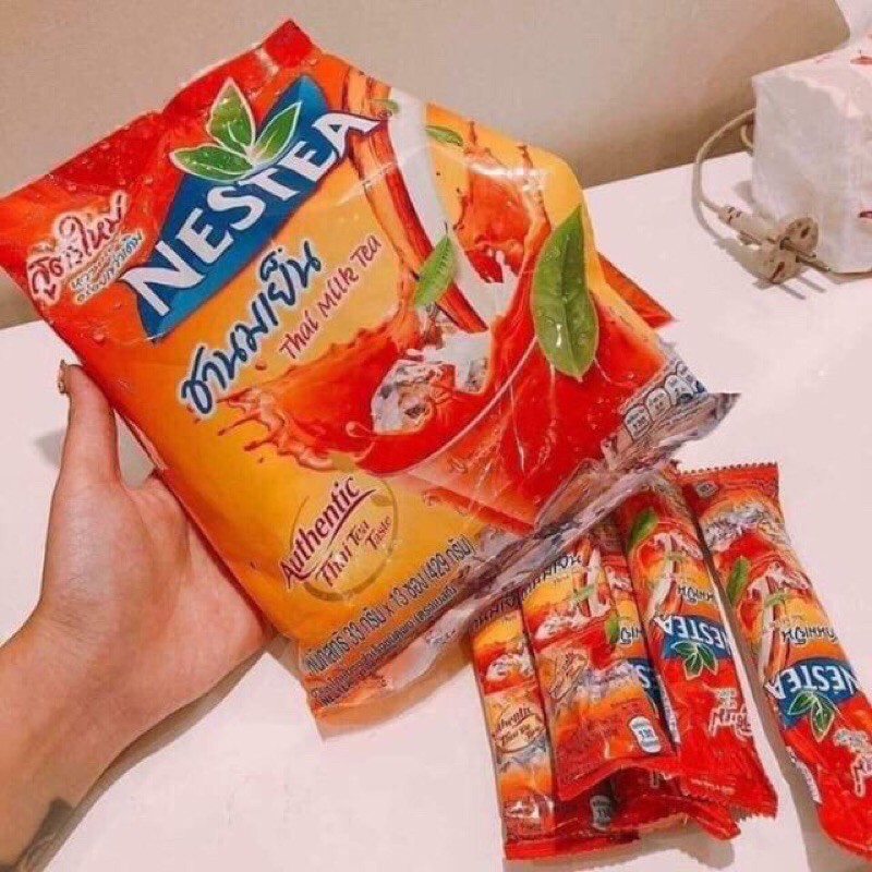 1 BỊCH 13 GÓI TRÀ SỮA NESTEA THÁI LAN 429g