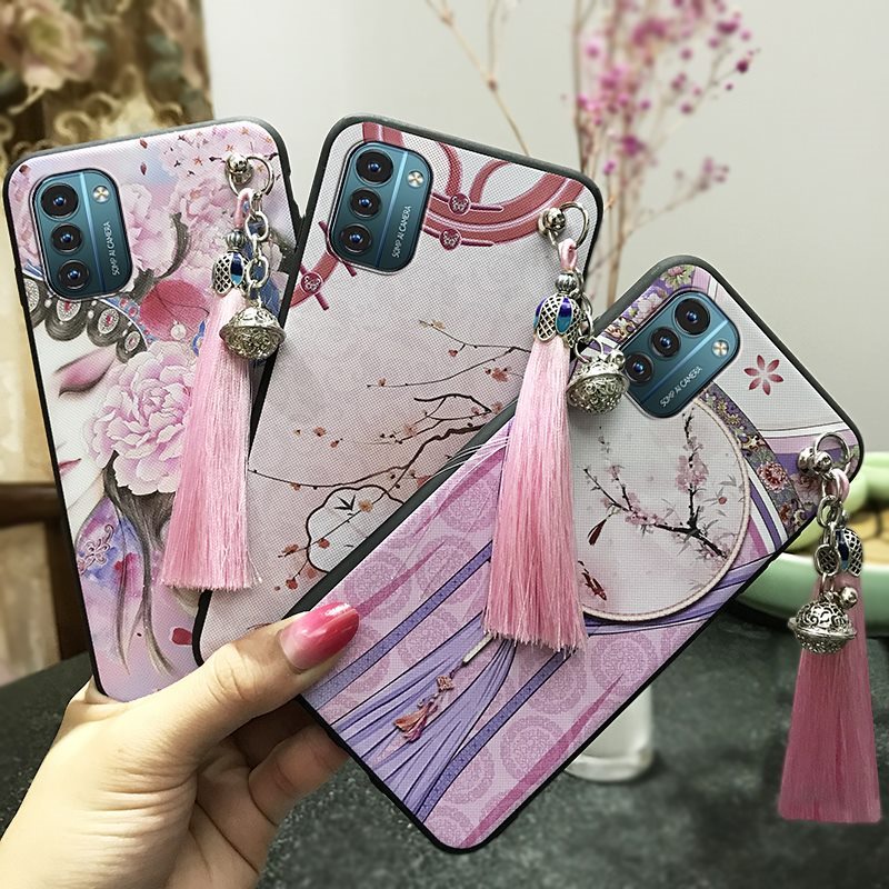 Chinese Style Back Cover Phone Case For Nokia G11/G21 Cover For Woman Anti-dust For Girls Dirt-resistant