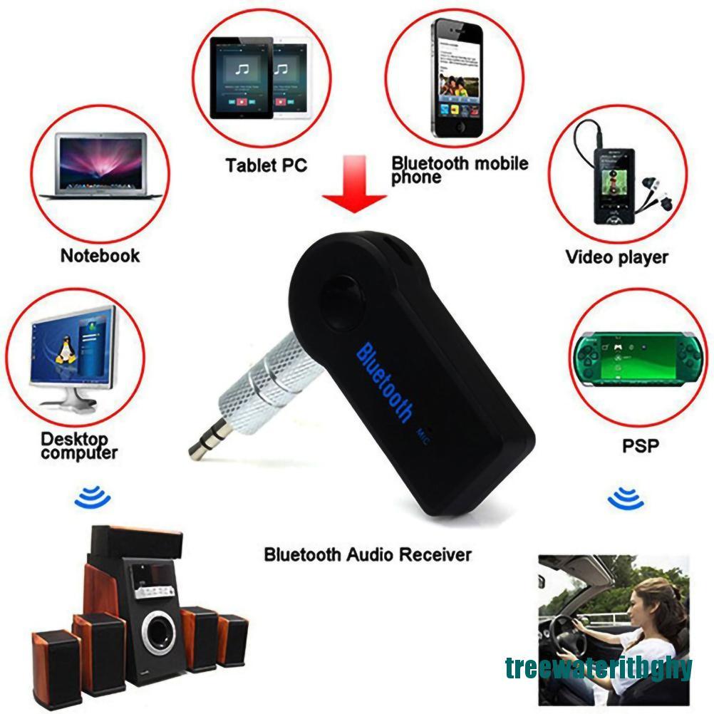 (Hàng Mới Về) Thiết Bị Thu Nhận Âm Thanh Bluetooth Không Tiếng Ồn Cho Xe Hơi