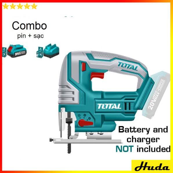 20V Máy cưa lọng dùng pin Total TJSLI8501 (GỒM 1 PIN VÀ 1 SẠC 20V) uio