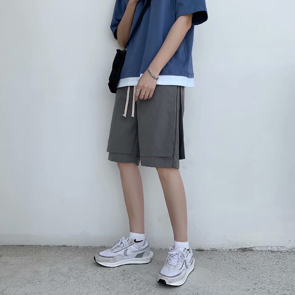 Dynamic Style Men's Fake Shorts