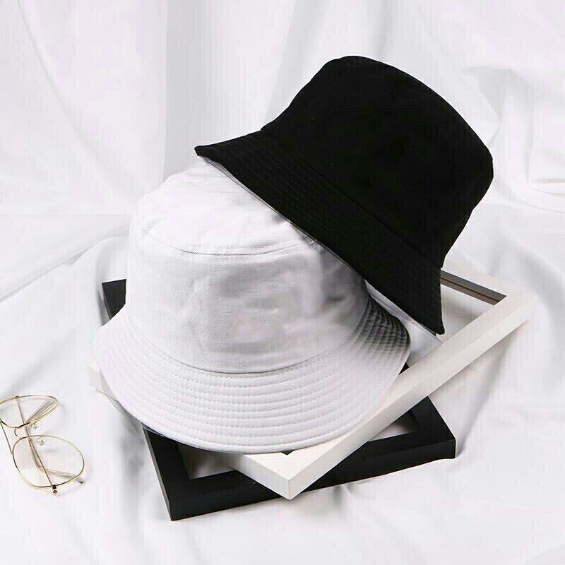 MŨ BUCKET ĐEN TRƠN CỰC CHẤT