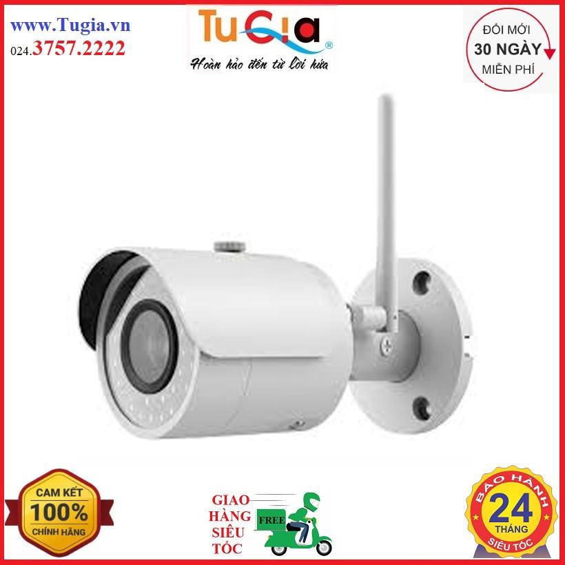 Camera IP Wifi ngoài trời Dahua 1.3 Mp DHIPCHFW1120SPW Hàng chính hãng