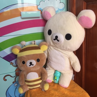 Gấu bông Kuma có khoá sau lưng, size to 35cm 70k size nhỏ 25cm 40k