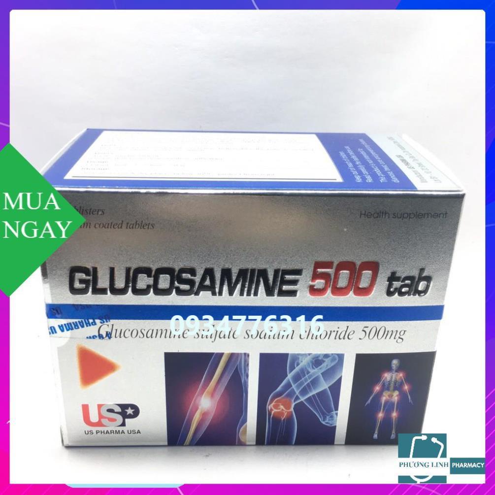 Glucosamin 500 tab hỗ trợ xương khớp hộp 100 viên