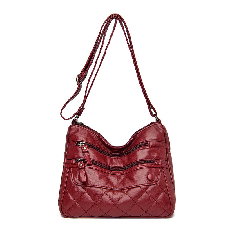 Túi Đeo Chéo Nữ Da Mềm Nhiều Ngăn Kiểu Mới Dành Cho Chị Em Công Sở