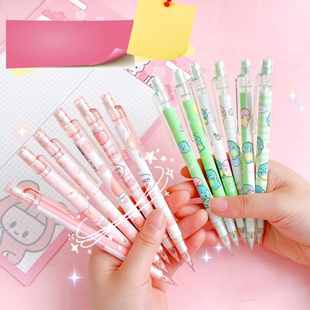 Bút Chì Bấm Ngòi 0.5mm Hình Dễ Thương, Ngòi Bút Chì Bấm Cute - BEYOU