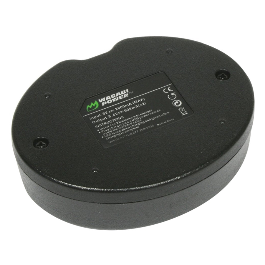 Combo 2 Pin Và Sạc Đôi WASABI LP-E17 dành cho Canon EOS R8 R50 EOS RP 750d 760d Kiss X8L T6s T6i 800D Canon EOS M3