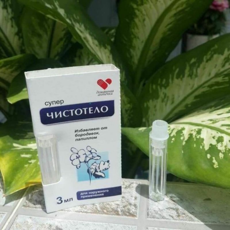 Gel tẩy nốt ruồi mụn cóc và kem sẹo Klirvin Nga
