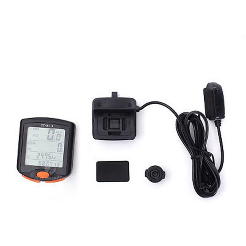 Đồng hồ đo tốc độ xe đạp hiển thị màn hình LCD kỹ thuật số tiện lợi