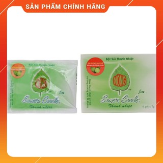 Sủi Thanh Nhiệt Sensacool_Bột Sủi Thanh Nhiệt Mát Gan Sensa-Cools Hộp 6 Gói Thanh Lọc Giải Khát Hạ Nhiệt Không Lo Bị Nón